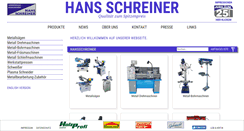 Desktop Screenshot of hans-schreiner.de